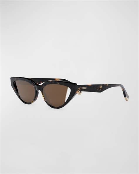 fendi cut out cat eye sunglasses|Fendi sunglasses frames cat eye.